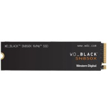 Твердотельный накопитель WD SSD Black SN850X, 2.0TB, M.2(22x80mm), NVMe, PCIe 4.0 x4, 3D TLC, R/W 7300/6600MB/s, IOPs 1 200 000/1 100 000, TBW 1200, DWPD 0.3, with Heat Spreader (WDS200T2XHE) (id 19856)