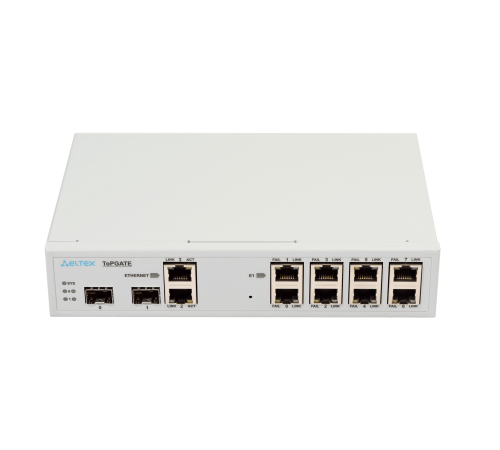 Оптический мультиплексор Eltex ToPGATE-8E1-2FG