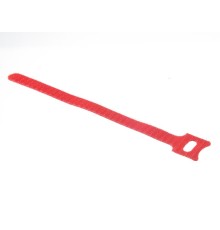 Стяжка-липучка многоразовая 200*12 /10 шт (красная) Netko Optima 12 x 200 red (54752)