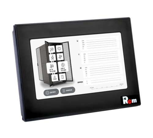 HMI-дисплей 7” (сенсорная панель оператора) стандартный Rem R-HTP-07S01 99900000079