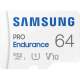 Карта памяти 64Gb MicroSD Samsung PRO Endurance + SD адаптер MB-MJ64KA