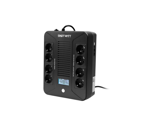 Линейно-интерактивный ИБП Smartwatt UPS SAFE PRO LCD 1000 3703020280003