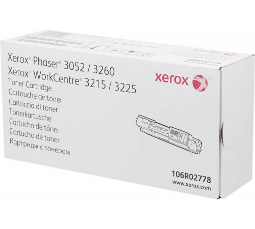 Картридж Xerox 106R02778 Black
