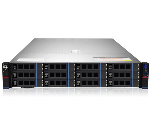 Серверная платформа Gooxi SR201-D12R 2U 2*LGA4094 SP3 / 32*DDR4 / 12*3.5