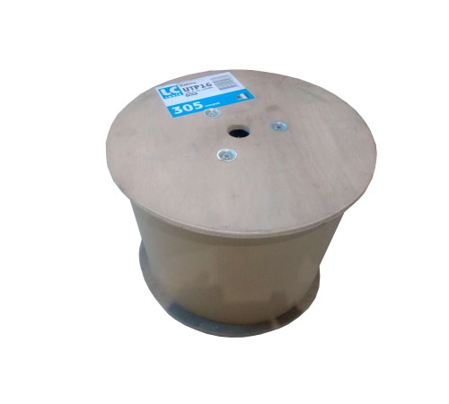 Кабель Lancable UTP16 cat.3 305м 0,45мм серый (уценка: неверная маркировка cat.5) 54945 (54945)