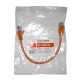 Патч-корд UTP4 cat 5e 0,25м ВС LSZH оранжевый литой коннектор Netko Optima N.BC.UTP.5e-0.25m-8-lszh (67582)