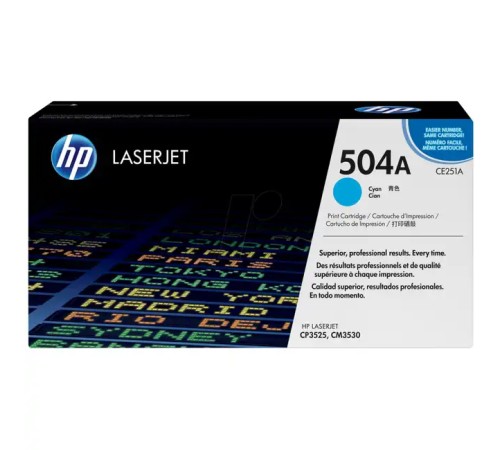 Картридж HP 504A CE251A