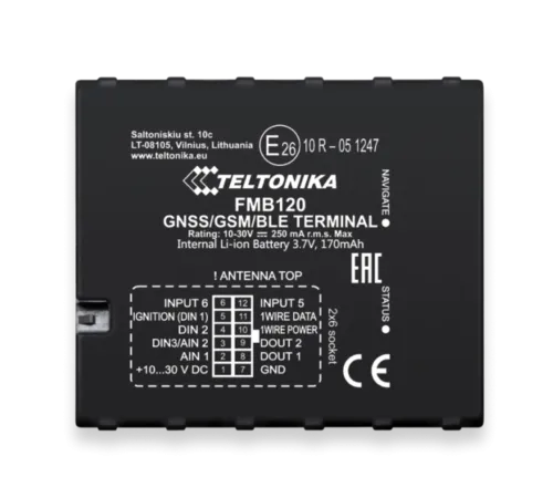 GPS контроллер местонахождения и состояния транспорта Teltonika FMB110BBV801 GPS контроллер местонахождения и состояния транспорта Teltonika FMB110BBV801