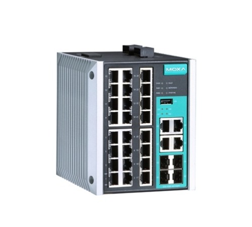 Коммутатор Moxa EDS-528E-4GTXSFP-LV-T