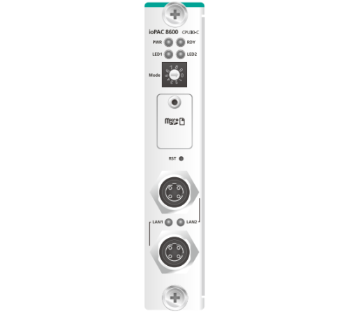Головной модуль Moxa ioPAC 8600-CPU30-M12-IEC-T