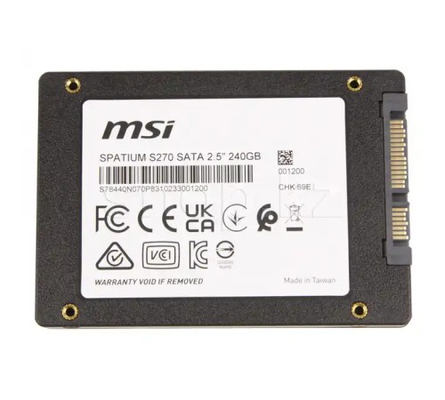 Накопитель SSD 240Gb MSI SPATIUM S270 SATA 2.5