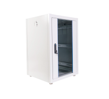 Шкаф телекоммуникационный напольный ЭКОНОМ 18U (600x600) дверь стекло металл ЦМО ШТК-Э-18.6.6-13АА 30545300600