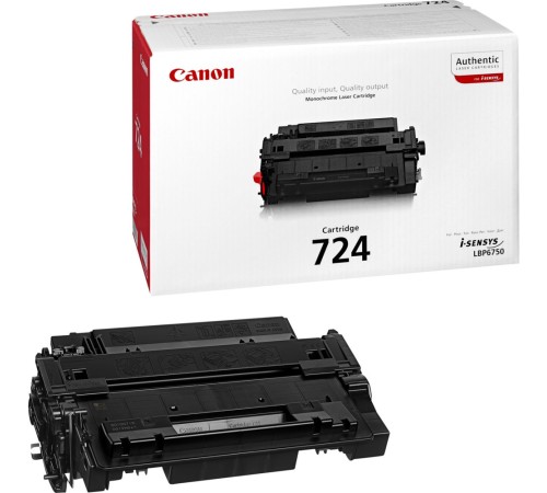 Картридж Canon 724 Black 3481B002