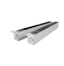 Блок розеток Rem -32 с инд. 12 IEC 60320 C13 32А алюм. 19 колодка Rem R-32-12C13-I-440-K 30112226306