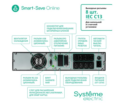 ИБП Systeme Electric SRTSE2000RTXLI
