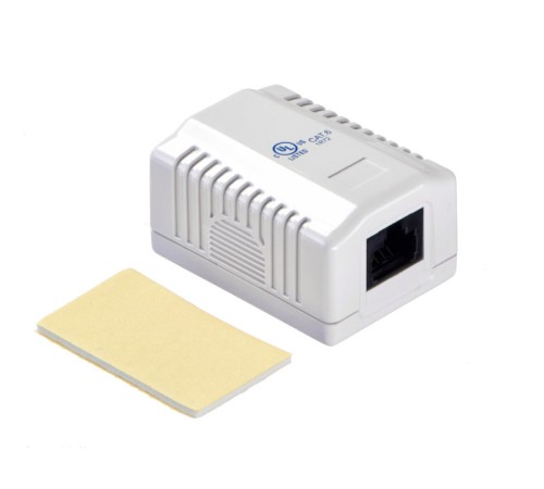 Розетка компьютерная Netko JE342RC6-USM/WH (54402)