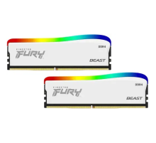 Оперативная память 16Gb DDR4 3200MHz Kingston Fury Beast White SE KF432C16BWAK2/16