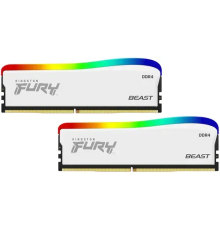 Оперативная память 16Gb DDR4 3200MHz Kingston Fury Beast White SE KF432C16BWAK2/16