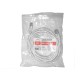 Патч-корд UTP4 cat 5e 3,0м ВС LSZH белый литой коннектор Netko Optima N.BC.UTP.5e-3.0m-0-lszh (67636)