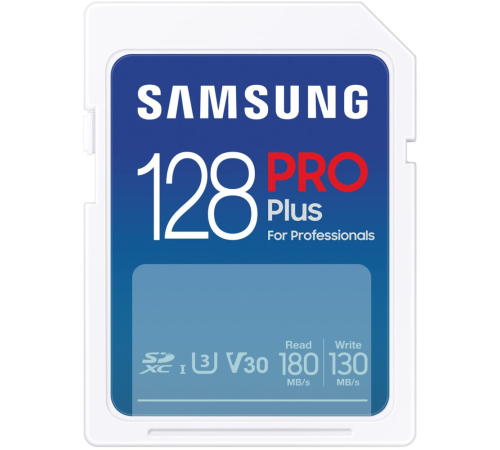 Карта памяти 128Gb SD Samsung PRO Plus MB-SD128S