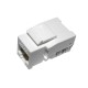 Модуль Keystone неэкранированный RJ45 cat.5e, 90° без инструмента белый Netko Expert CKC KJ15-CE-US/WH (54435)