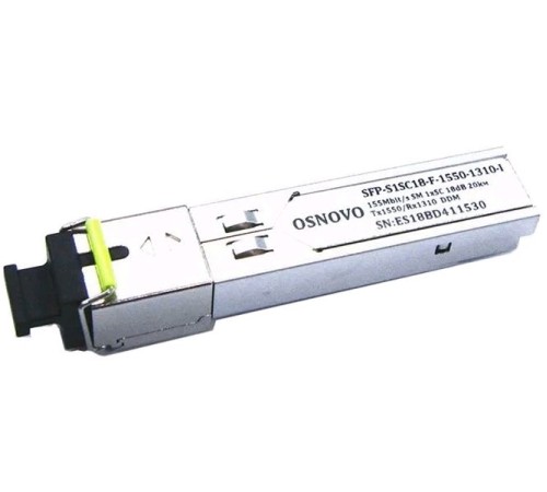 Модуль Osnovo SFP-S1SC18-F-1550-1310-I