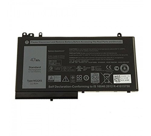 Батарея Dell 3-cell 47W/HR Primary Lithinm-Ion Compatible with Latitude E5270/E5470/E5570 (451-BBUM) (NGGX5) (id 2326)