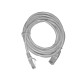 Патч-корд UTP4 cat 5e 3,0м ВС LSZH серый литой коннектор Netko Optima N.BC.UTP.5e-3.0m-2-lszh (67635)