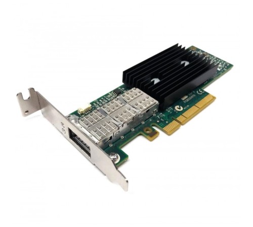 Сетевая карта Dell Mellanox ConnectX-3 Single Port, Low Profile, VPI FDR, QSFP+ Adapter (555-BCKU) (id 10052)
