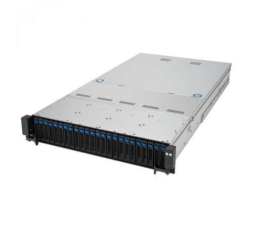 ASUS RS520A-E12-RS24U, 2U, 1 x LGA 6096, AMD EPYC 9004, 24 x DDR5 4800/4400/4000/3600 RDIMM/ 3DS RDIMM, 24 x 2.5
