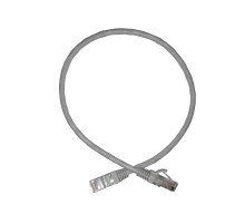 Патч-корд UTP4 rj45-rj45 cat.6 0.5м BC LSZH серый литой коннектор Netko Optima N.BC.UTP.6-0.5m-2-lszh (67626)