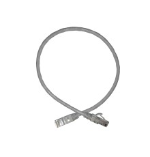Патч-корд UTP4 rj45-rj45 cat.6 0.5м BC LSZH серый литой коннектор Netko Optima N.BC.UTP.6-0.5m-2-lszh (67626)