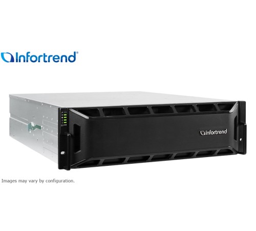 Система хранения данных Infortrend EonStor GS 1000 G3 3U/16bay Dual controller, 2x12Gb SAS, 2x host board,4x4GB, 2x(PSU+FAN), 2x (Super capacitor+Flash), 24xdrive trays, 1xRmk(GS 1016R3C-D)(repl GS1016R2C0F0D-8U32) (id 35341)