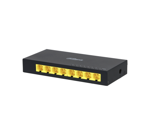8-портовый неуправляемый гигабитный коммутатор Dahua PFS3008-8GT DH-PFS3008-8GT 8-портовый неуправляемый гигабитный коммутатор Dahua PFS3008-8GT DH-PFS3008-8GT