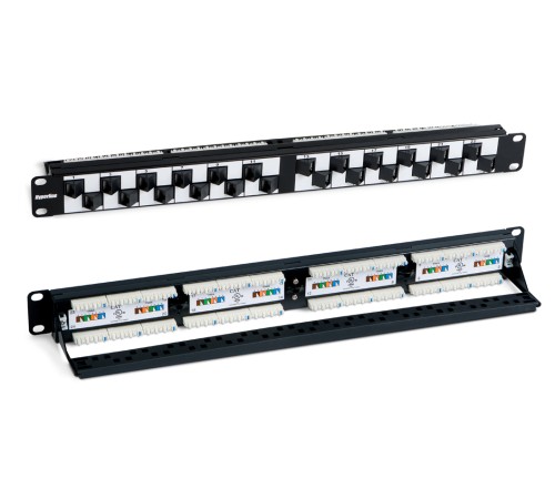 Патч-панель Hyperline PP2A-19-24S-8P8C-C5E-110