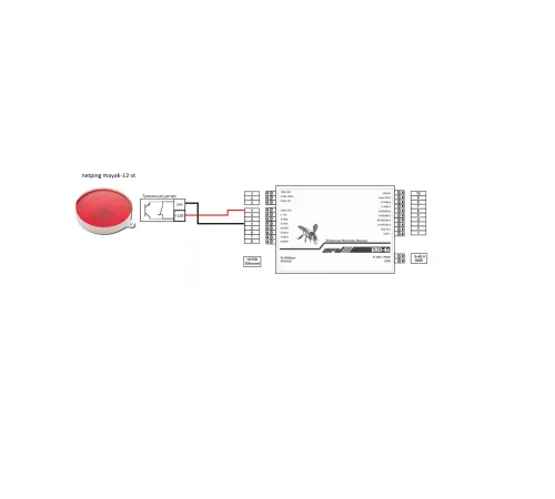 Оповещатель световой МАЯК-12-СТ NetPing mayak-12-st