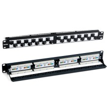 Патч-панель Hyperline PP2A-19-24S-8P8C-C6-110