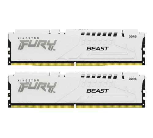 Оперативная память 32Gb DDR5 5200MHz Kingston Fury Beast White KF552C36BWEK2-32 Оперативная память 32Gb DDR5 5200MHz Kingston Fury Beast White KF552C36BWEK2-32
