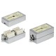 Проходной адаптер (coupler) Dual IDC категория 5e 4 пары экранированный Hyperline CA-IDC-C5e-SH-F-WH