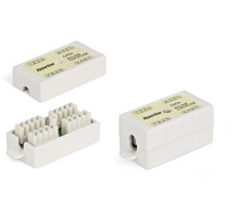 Проходной адаптер (coupler) Dual IDC категория 5e 4 пары Hyperline CA-IDC-C5e-WH