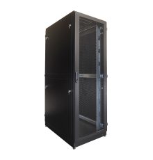 Шкаф серверный напольный 42U (800x1200) дверь перфорированная задние двойные перфорированные ЦМО ШТК-М-42.8.12-48АА 30144568400