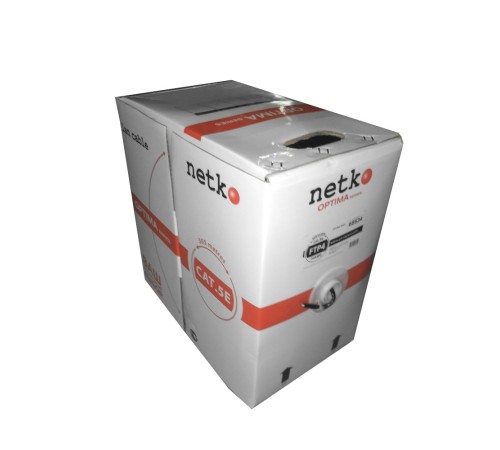 Кабель FTP4 cat.5е одножильный экранированный 305м CCA для наружных работ Netko Optima Gold N. FTP-68534.25.1H (68534)