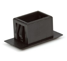 Заглушка отверстия под адаптер simplex SC цвет черный Hyperline FO-STUB-SSC-BK