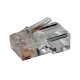 Разъем RJ-45 (8P8C) под витую пару категория 5e (100 шт) Hyperline PLUG-8P8C-U-C5-100