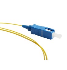 Пигтейл волоконно-оптический SM 9/125 (OS2) SC/APC 1 м LSZH Hyperline FPT-B9-9-SC/AR-1M-LSZH-YL