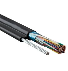 Кабель витая пара Hyperline FUTP50-C3-S24-SW-OUT-PE-BK-500