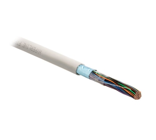 Кабель витая пара Hyperline FUTP25-C3-S24-IN-LSZH-GY