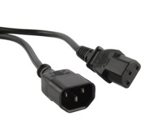 Кабель питания Hyperline PWC-IEC13-IEC14-0.5-BK