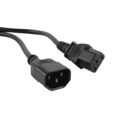 Кабель питания Hyperline PWC-IEC13-IEC14-1.0-BK