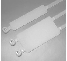 Стяжка нейлоновая с площадкой для маркера (100 шт) Hyperline GTK-300STC